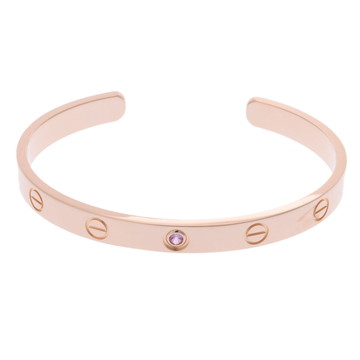カルティエ ラブオープンブレスレット #17 ゴールド K18ピンクゴールド PG レディース ジュエリー 【中古】【jewelry】