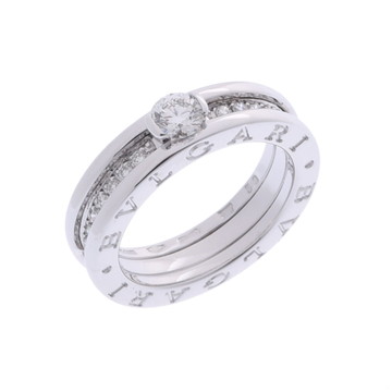 ブルガリ B.ZERO1ソリテールリング #50 シルバー K18ホワイトゴールド WG レディース ジュエリー 【中古】【jewelry】