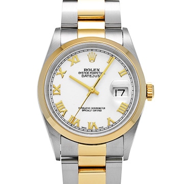 ロレックス デイトジャスト 16203 ホワイト メンズ 時計 【中古】【wristwatch】