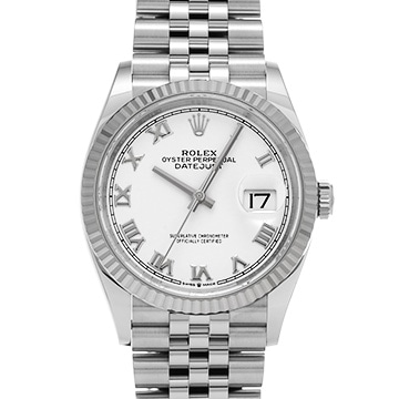 ロレックス デイトジャスト 36 126234 ホワイト メンズ 時計 【中古】【wristwatch】