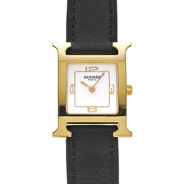エルメス Hアワー 049199WW00 ホワイト レディース 時計 【中古】【wristwatch】