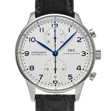 IWC ポルトギーゼ クロノグラフ IW371446 シルバー メンズ 時計 【中古】【wristwatch】