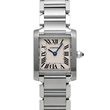 カルティエ タンクフランセーズ SM　 W51008Q3 シルバー レディース 時計 【中古】【wristwatch】