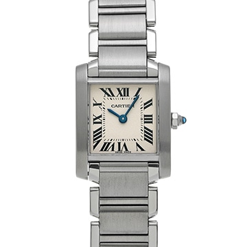 カルティエ タンクフランセーズ SM　 W51008Q3 シルバー レディース 時計 【中古】【wristwatch】