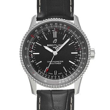 ブライトリング ナビタイマー オートマチック 38 A17325241B1P1 ブラック メンズ 時計 【中古】【wristwatch】
