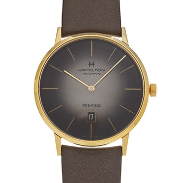 ハミルトン アメリカンクラシック イントラマティック H38745501 グレー メンズ 時計 【中古】【wristwatch】