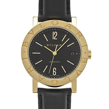 ブルガリ ブルガリブルガリ BB38GLAUTO ブラック メンズ 時計 【中古】【wristwatch】