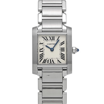 カルティエ タンクフランセーズ SM　 W51008Q3 シルバー レディース 時計 【中古】【wristwatch】