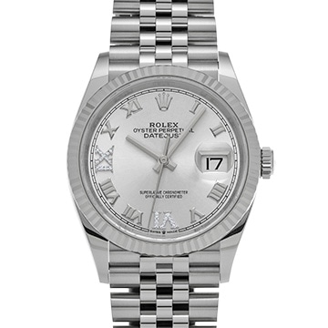 ロレックス デイトジャスト 36 126234 シルバー/ダイヤモンド メンズ 時計 【中古】【wristwatch】