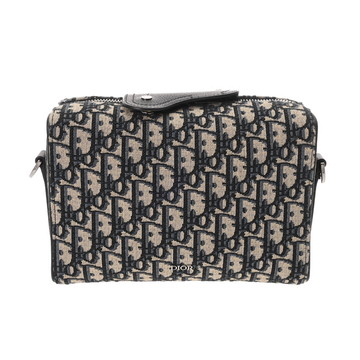 ディオール LINGOT 22 ベージュ/ブラック 1ADP0249YKY H27E オブリーク・ジャガードキャンバス メンズ バッグ 【中古】【bag】