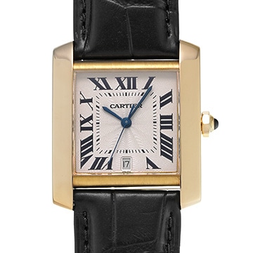 カルティエ タンク フランセーズ W5000156 シルバー ユニセックス 時計 【中古】【wristwatch】