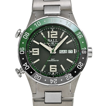 ボールウォッチ ロードマスター マリン GMT DG3030B-S2CJ-BK ブラック メンズ 時計 【中古】【wristwatch】