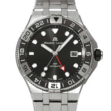 モーリス ラクロア アイコン ベンチュラー GMT AI6158-SS00F-330-A ブラック メンズ 時計 【中古】【wristwatch】