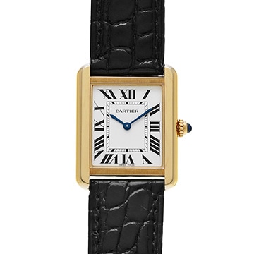 カルティエ タンクソロ SM W5200002 シルバー レディース 時計 【中古】【wristwatch】