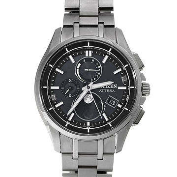 シチズン アテッサ BY1001-66E ブラック メンズ 時計 【中古】【wristwatch】