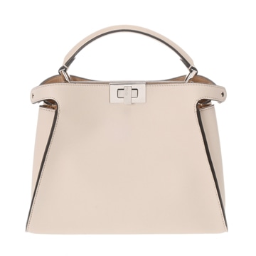 フェンディ ピーカブー エッセンシャリー アイボリー 8BN302 カーフレザー レディース バッグ 【中古】【bag】
