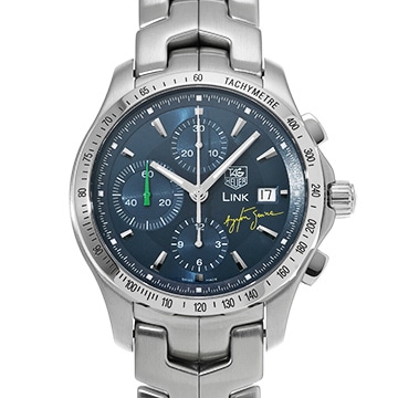 タグ ホイヤー リンク セナモデル　2004本限定 CJF2113.BA0576 ブルー メンズ 時計 【中古】【wristwatch】