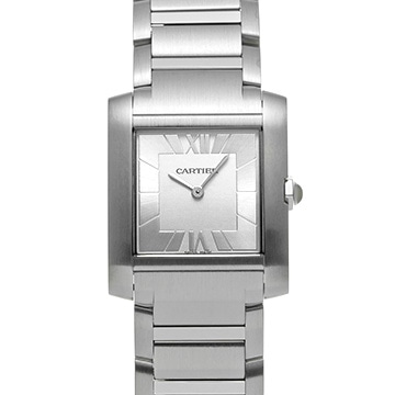 カルティエ タンク フランセーズ 日本限定 WSTA0086 シルバー レディース 時計 【中古】【wristwatch】