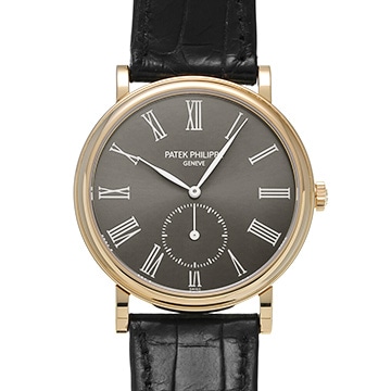 パテック フィリップ カラトラバ 5022J-016 グレー メンズ 時計 【中古】【wristwatch】