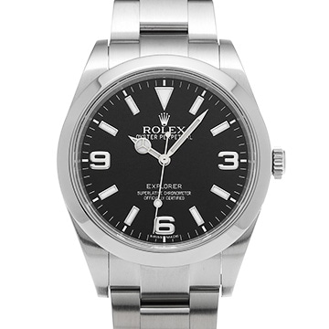 ロレックス エクスプローラー 214270 ブラック メンズ 時計 【中古】【wristwatch】