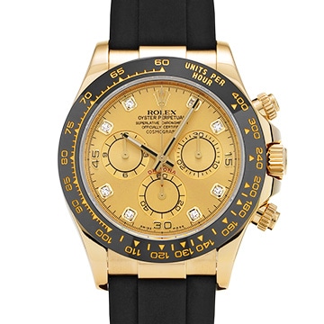 ロレックス コスモグラフ デイトナ 116518LNG シャンパン/ダイヤモンド メンズ 時計 【中古】【wristwatch】