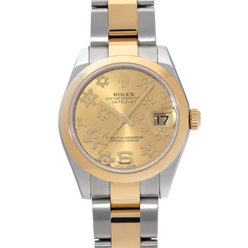ロレックス デイトジャスト 31 178243 シャンパン メンズ 時計 【中古】【wristwatch】