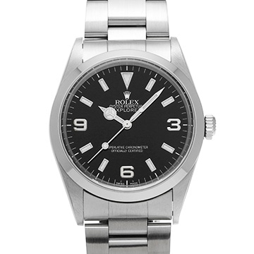 ロレックス エクスプローラー 14270 ブラック メンズ 時計 【中古】【wristwatch】