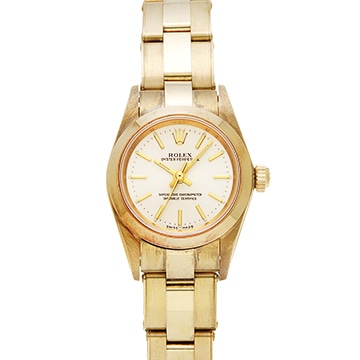 ロレックス オイスターパーペチュアル 76188 シルバー レディース 時計 【中古】【wristwatch】