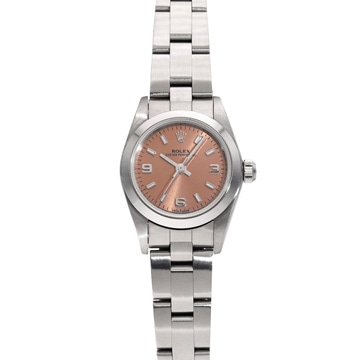ロレックス オイスターパーペチュアル 76080 ピンク レディース 時計 【中古】【wristwatch】