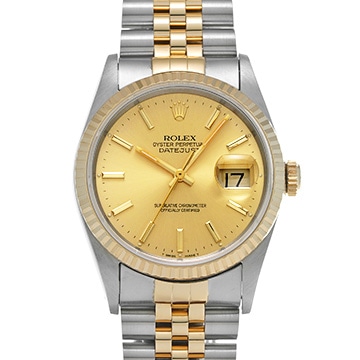ロレックス デイトジャスト 16233 シャンパン メンズ 時計 【中古】【wristwatch】