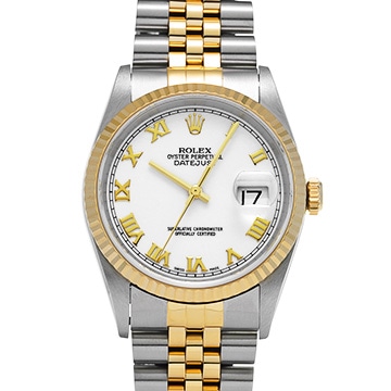 ロレックス デイトジャスト 16233 ホワイト メンズ 時計 【中古】【wristwatch】