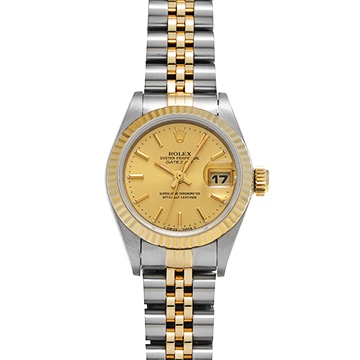 ロレックス デイトジャスト 69173 シャンパン レディース 時計 【中古】【wristwatch】