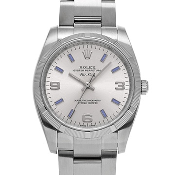 ロレックス エアキング 114210 シルバー メンズ 時計 【中古】【wristwatch】