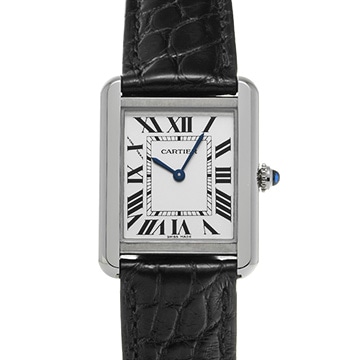 カルティエ タンク ソロ SM W5200005 シルバー レディース 時計 【中古】【wristwatch】
