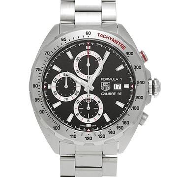 タグ ホイヤー フォーミュラ1 キャリバー16 クロノグラフ CAZ2010.BA0876 ブラック メンズ 時計 【中古】【wristwatch】
