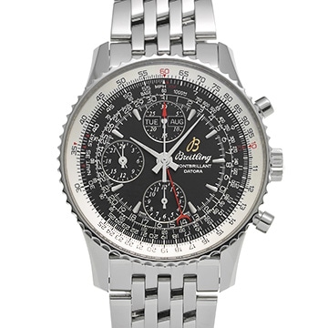 ブライトリング モンブリラン ダトラ A213B58NP ブラック メンズ 時計 【中古】【wristwatch】