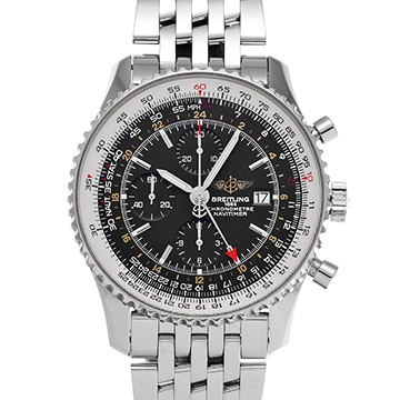 ブライトリング ナビタイマー ワールド A2432212/B726 ブラック メンズ 時計 【中古】【wristwatch】