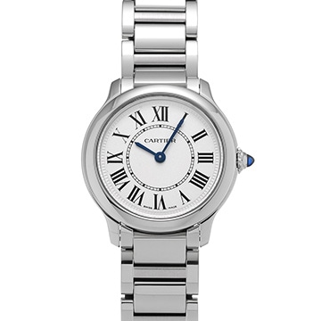 カルティエ ロンド マスト ドゥ カルティエ オンライン限定 WSRN0033 シルバー レディース 時計 【中古】【wristwatch】
