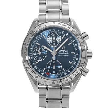 オメガ スピードマスター トリプルカレンダー 3523.80 ブルー メンズ 時計 【中古】【wristwatch】