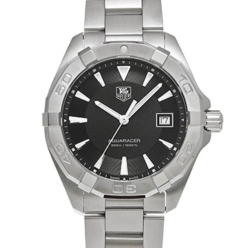 タグ ホイヤー アクアレーサー クォーツ WAY1110.BA0928 ブラック メンズ 時計 【中古】【wristwatch】