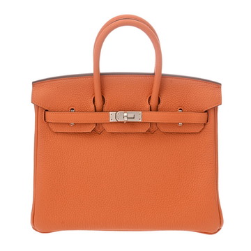 エルメス バーキン 25 オレンジ トゴ レディース バッグ 【未使用】【bag】
