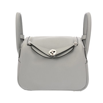 エルメス リンディ ミニ 2 ブルーグラシエ ヴォースイフト レディース バッグ 【未使用】【bag】
