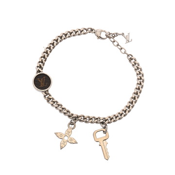 ルイ ヴィトン ブラスレ モノグラム パドロック シルバー M00509 メタル レディース ジュエリー 【中古】【jewelry】