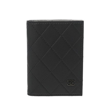 シャネル マトラッセ マトラッセ  カーフスキン   ブラック AP3822 カーフレザー レディース 【中古】【other】