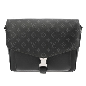 ルイ ヴィトン タイガラマ フラップメッセンジャー ノワール M30746 レザー メンズ バッグ 【中古】【bag】