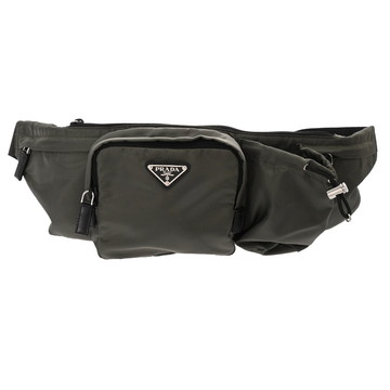 プラダ カーキ ナイロン ユニセックス バッグ 【中古】【bag】