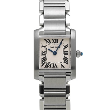 カルティエ タンクフランセーズ SM　 W51008Q3 シルバー レディース 時計 【中古】【wristwatch】