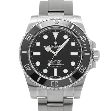 ロレックス サブマリーナ 114060 ブラック メンズ 時計 【中古】【wristwatch】