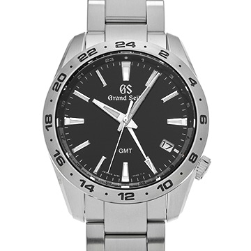 グランドセイコー スポーツコレクション クォーツ GMT SBGN027 ブラック メンズ 時計 【中古】【wristwatch】