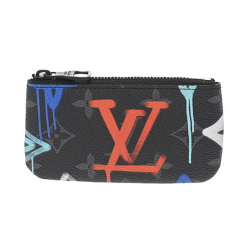 ルイ ヴィトン モノグラムエクリプスグラフィティ ポシェットクレ ブラック系マルチカラー M81975 モノグラムキャンバス レディース 財布 【中古】【purse】